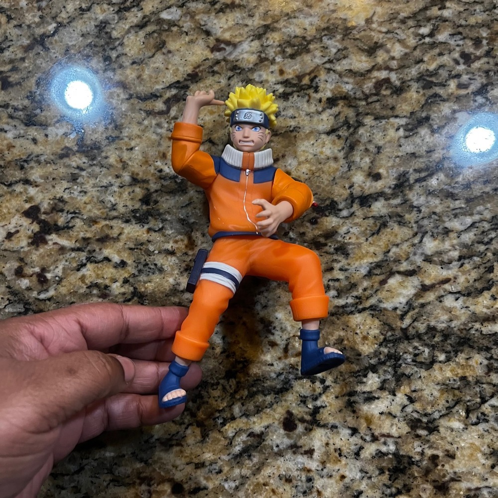 Naruto Uzumaki Action Figure Orange Jumpsuit Anime Collectible 7 Inch Figure